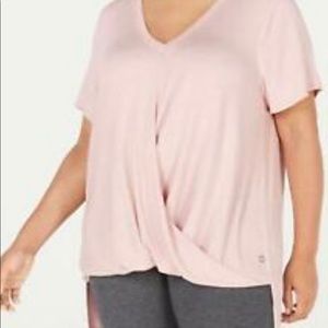 Calvin Klein Women’s V-Neck Plus Size Pullover Top